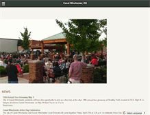 Tablet Screenshot of canalwinchesterohio.gov